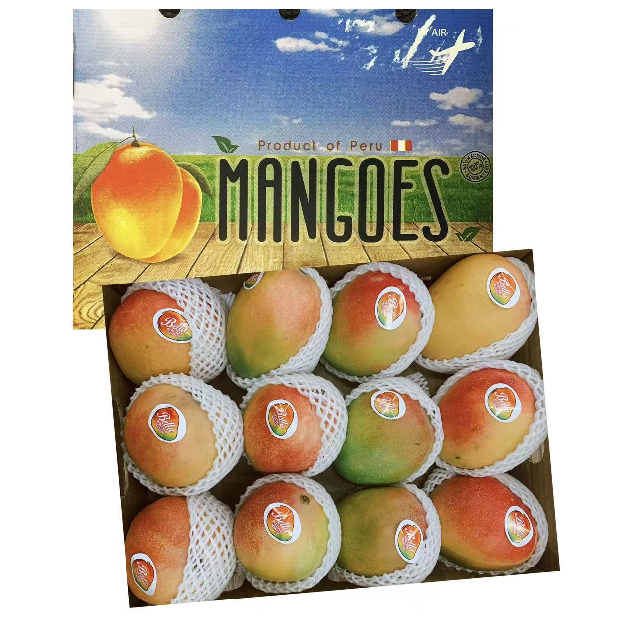 秘鲁太阳芒果/1箱