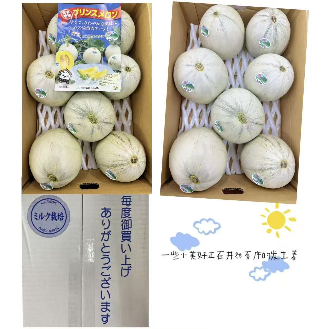 仓吉牛奶栽培プリンス甜瓜1箱